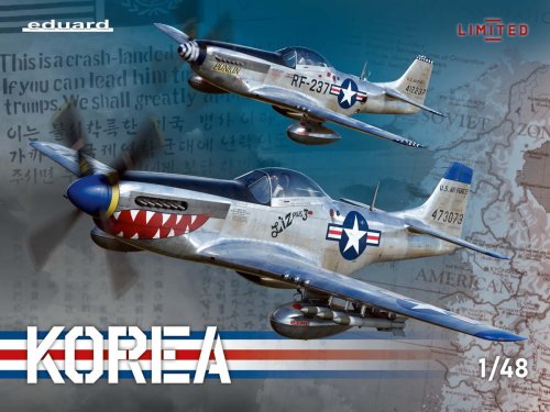 Go to product Eduard 11161 - 1:48 Korea F-51D & RF-51D Mustang - Dual Combo Limited Edition