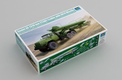 Go to product Trumpeter 01081 - 1:35 Soviet Zil-131V Tow 2T3M1 Trailer with 8K14 Missile