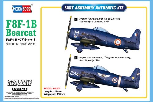 Go to product Hobby Boss 87268 - 1:72 F8F-1B Bearcat