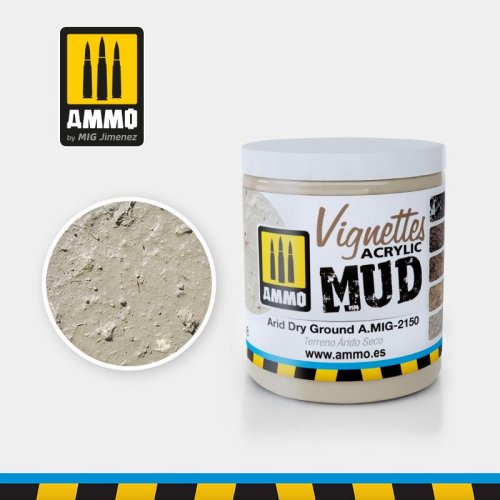 Go to product Ammo Mig 2150 - Vignettes Acrylic - Arid Dry Ground