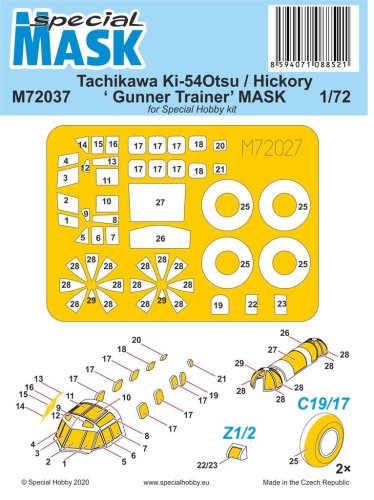 Go to product Special Hobby M72037 - 1:72 Tachikawa Ki-54Otsu / Hickory Gunner Trainer