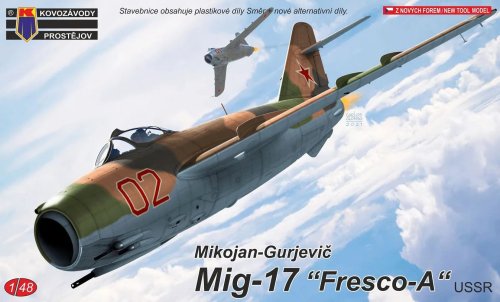 Go to product Kovozavody 4823 - 1:48 MiG-17 Fresco-A USSR