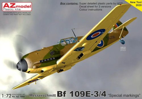 Go to product AZ Model AZ 7689 - 1:72 Messerschmitt Bf 109E-3 Special marking