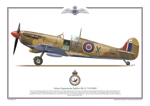 Go to product Exito 005 - Poster Supermarine Spitfire Mk Vb