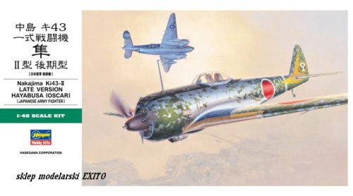 Go to product HASEGAWA JT82 - 1:48 Ki-43-II Hayabusa (Oscar) Late Version