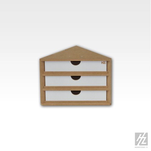 Go to product HOBBYZONE OM11 Organizer Modułowy - Moduł Narożnik Szufladowy