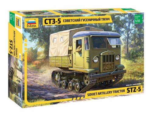 Go to product Zvezda 3663 - 1:35 STZ-5 Soviet Artillery Tractor
