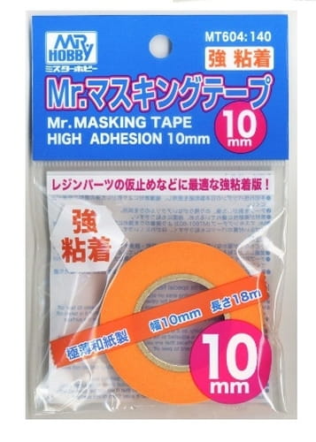 Go to product Mr.Hobby MT604 - Mr. Masking tape with stronger glue - 10 mm