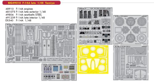 Go to product Eduard BIG49318 - 1:48 F-14A late