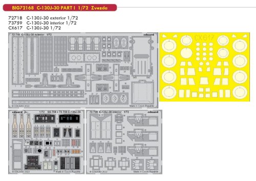 Go to product Eduard BIG72168 - 1:72 C-130J-30 Part I