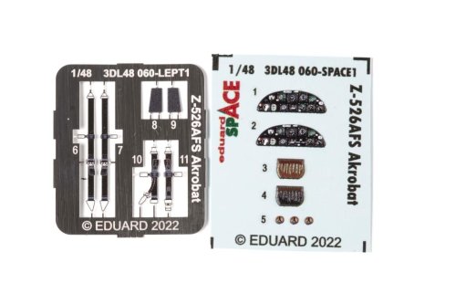 Go to product Eduard 3DL48060 - 1:48 Z-526AFS Akrobat Space 3D Decals + PE