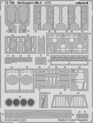 Go to product Eduard 73766 - 1:72 Wellington Mk.II
