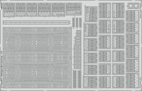 Go to product Eduard 72719 - 1:72 Wellington Mk.II bomb bay