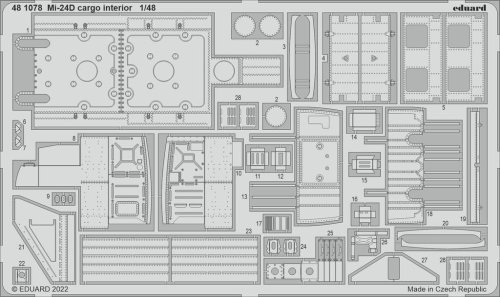Go to product Eduard 481078 - 1:48 Mi-24D cargo interior
