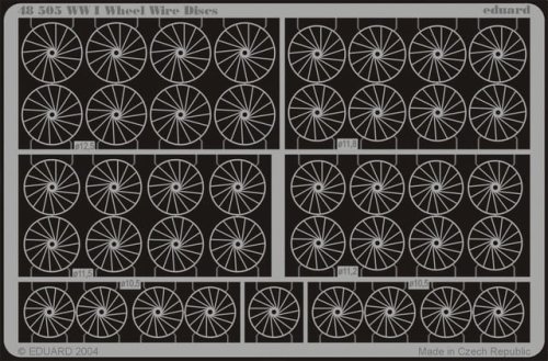Go to product EDUARD 48505 - 1:48 WWI Wheel Wire Discs