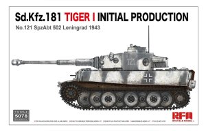 Rye Field Model 5078 - 1:35 Sd.Kfz.181 Tiger I initial Production No.121 SpzAbt 502 Leningrad 1943
