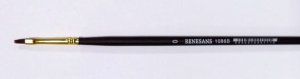 Renesans 1086B - Flast brush, size 0