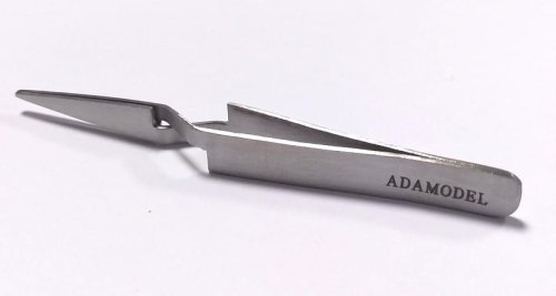 Go to product Reverse action tweezers, straight PAPS/9, length: 9 cm
