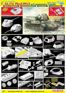 Dragon 6757 - 1:35 T-34/76 Mod.1943 w/Commander Cupola No 113 Factory