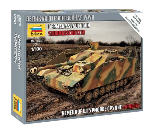 Go to product Zvezda 6284 - 1:100 Sturmgeschutz IV German Assault Gun