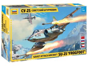 Zvezda 4807 - 1:48 Su-25 Frogfoot Soviet Attack Aircraft