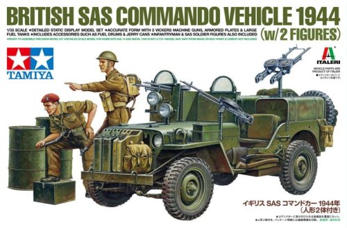 Go to product Tamiya 25423 - 1:35 British SAS Commando Vehicle 1944 w/ 2 figures