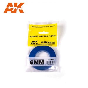 AK Interactive 9184 - Elastyczna taśma maskująca, szerokość 6 mm