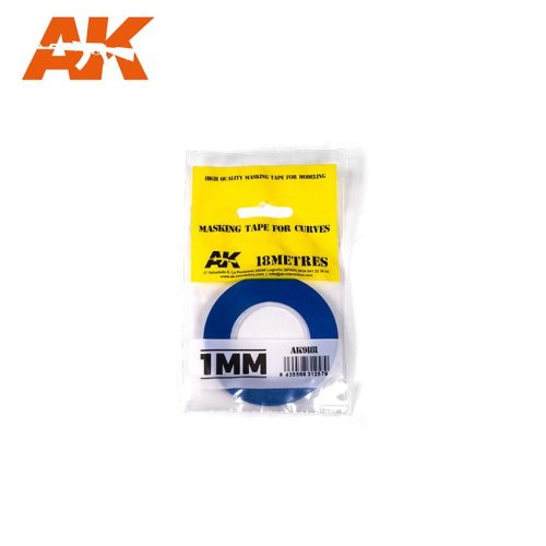 Go to product AK Interactive 9181 - Elastyczna taśma maskująca, szerokość 1 mm