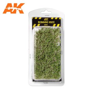 AK Interactive 8174 - Blomming White Shrubberies krzewy do dioram