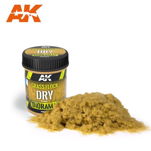 Go to product AK Interactive 8223 - Grass Flock 2mm Dry trawa 2 mm op. 250ml