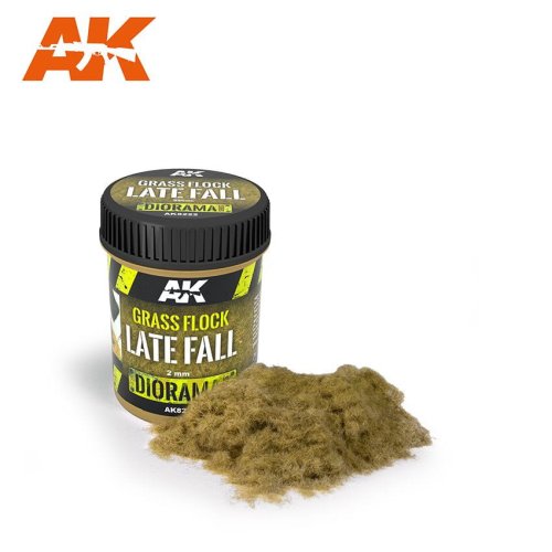Go to product AK Interactive 8222 - Grass Flock 2mm Late Fall  trawa 2 mm op. 250ml