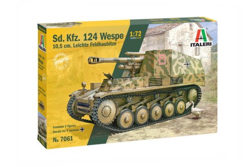 Go to product ITALERI 7061 - 1:72 Sd.Kfz. 124 Wespe