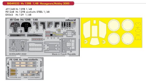 Go to product Eduard BIG49322 - 1:48 Hs 129B