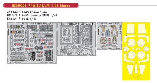 Go to product Eduard BIG49321 - 1:48 F-104S ASA-M