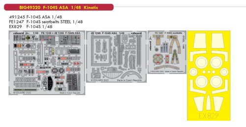 Go to product Eduard BIG49320 - 1:48 F-104S ASA
