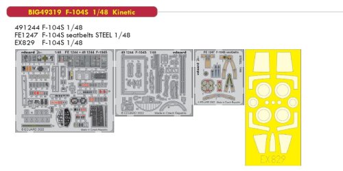 Go to product Eduard BIG49319 - 1:48 F-104S
