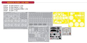 Eduard BIG33143 - 1:32 B-25H