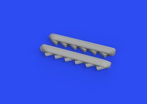Eduard 672280 - 1:72 P-51B/C exhausts stacks w/fairing Print 3D
