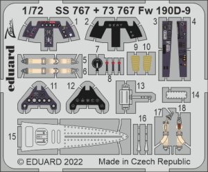 Eduard SS767 - 1:72 Fw 190D-9