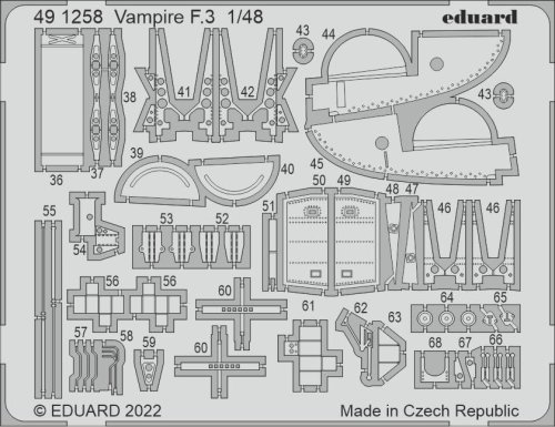 Go to product Eduard 491258 - 1:48 Vampire F.3