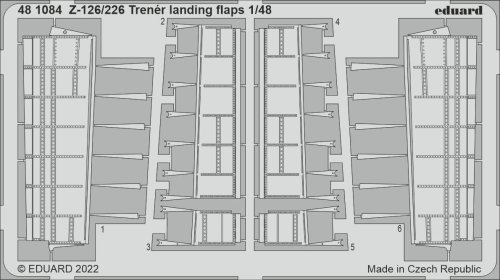 Go to product Eduard 481084 - 1:48 Z-126/226 Trenér landing flaps