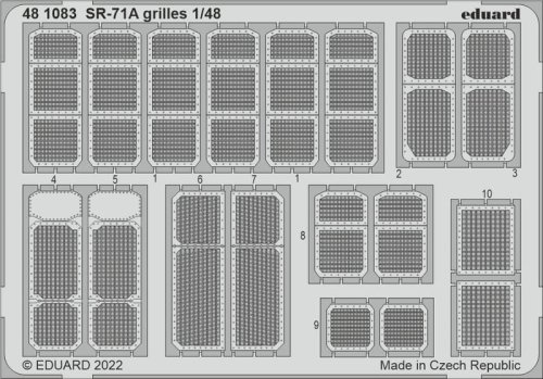 Go to product Eduard 481083 - 1:48 SR-71A grilles