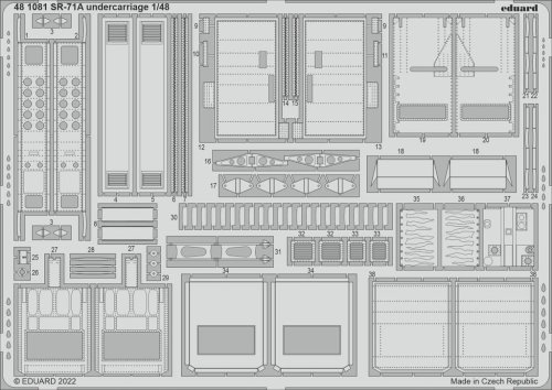 Go to product Eduard 481081 - 1:48 SR-71A undercarriage