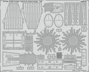 Eduard 481080 - 1:48 B-26K Invader exterior & undercarriage