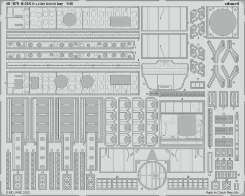 Go to product Eduard 481079 - 1:48 B-26K Invader bomb bay