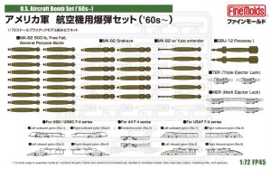 Fine Molds FP45 - 1:72 US Aircraft Bomb Set 60s