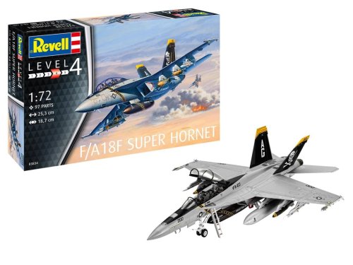 Go to product Revell 03834 - 1:72 F/A-18F Super Hornet