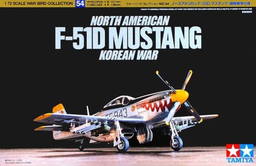Go to product TAMIYA 60754 - 1:72 North American F-51D Mustang Korean War
