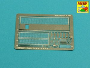 Aber G39 - 1:35 Photoetched grilles for KV-1 & KV-2 tanks