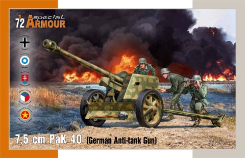Go to product Special Hobby A72025 - 1:72 7,5 cm PaK 40 German Anti-tank Gun